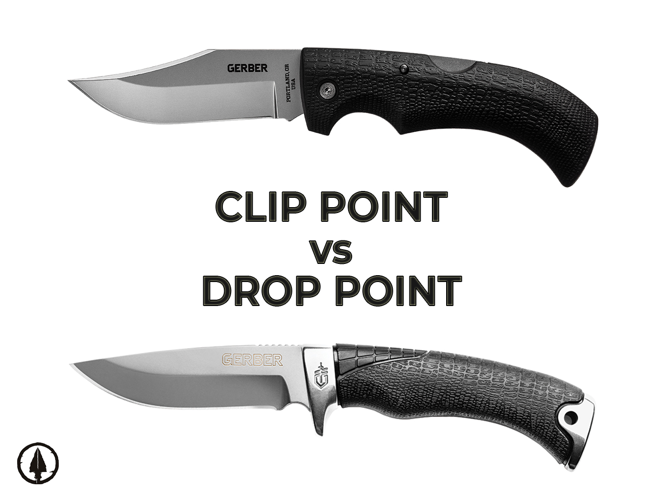 clip point vs. drop point hunting knives
