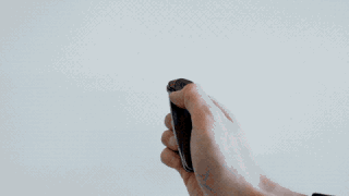 Manual opening folding knife animation
