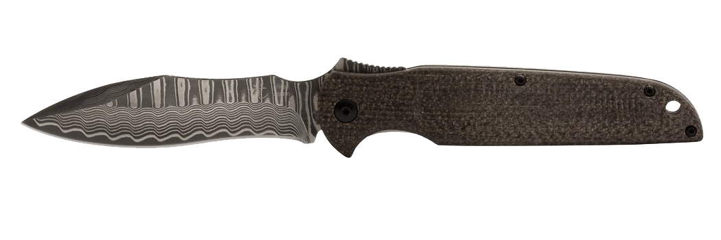 Micarta handle folding knife