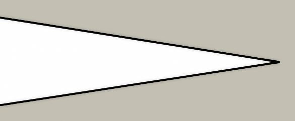 Needle point blade design