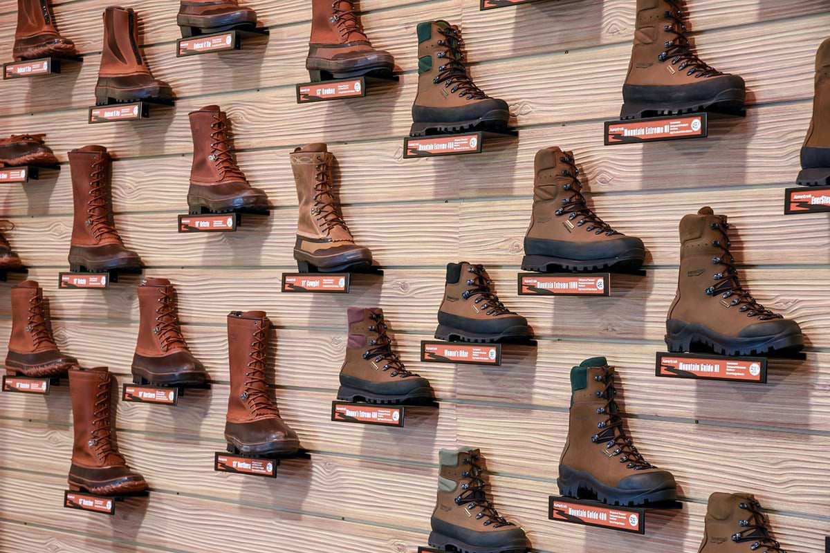 Different types of hunting boots