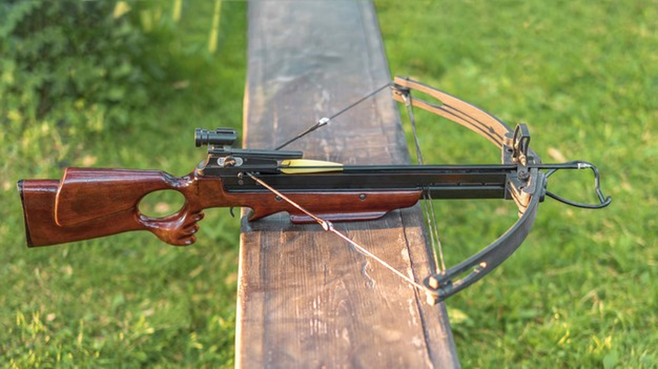 crossbow safety: never carry a loaded crossbow