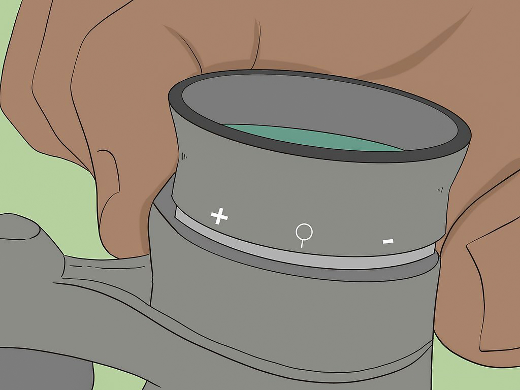 how to use binoculars diopter and set it up properly