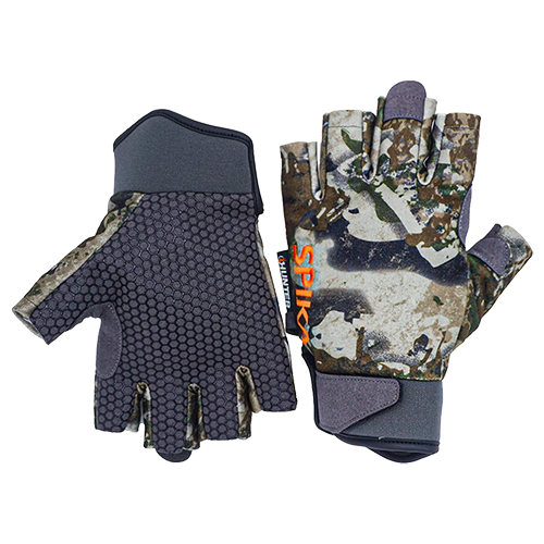 spika fingerless camouflage hunting gloves